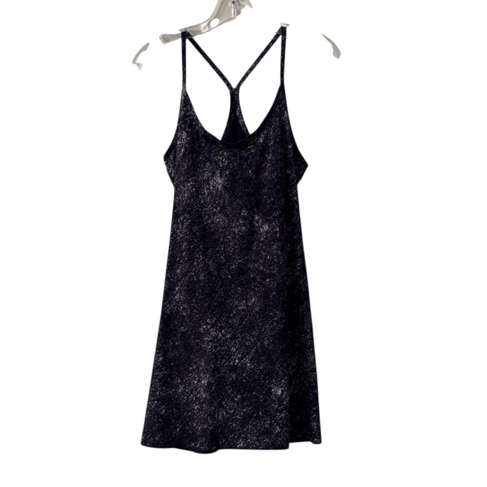 Outdoor Voices Ink Scrawl Blue Athletic Dress Size Small